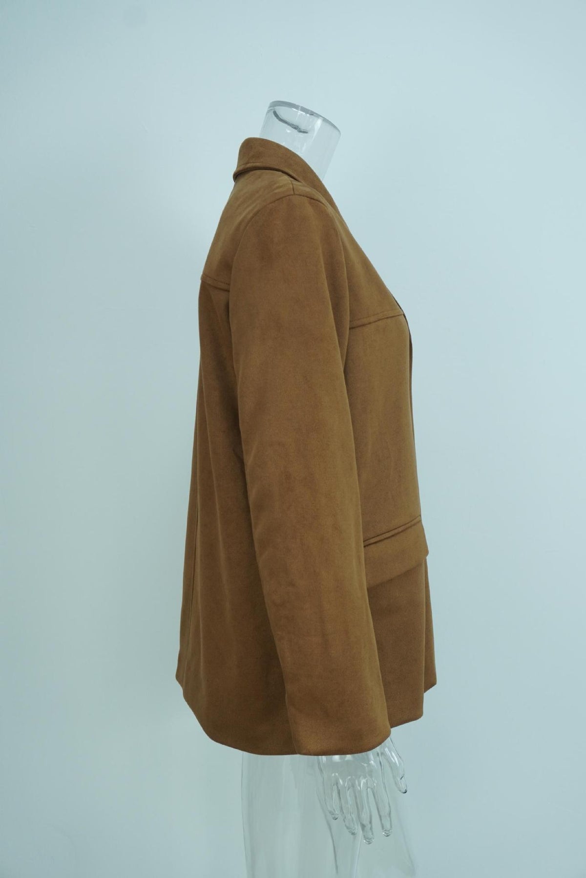 Women's Oversized Vintage Blazer Button Front Jacket