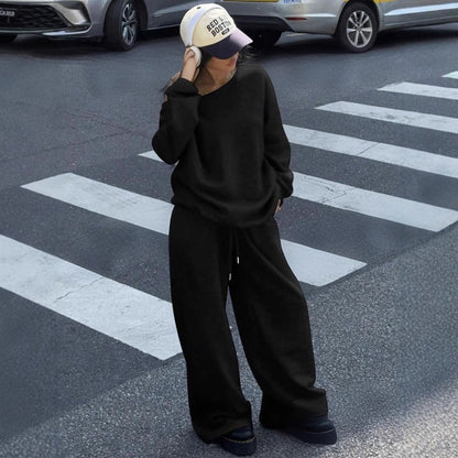 Women's Oversized 2 Piece Sweatsuit Lounge Set