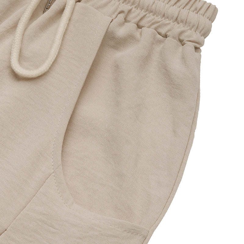 Women’s Drawstring Wide Leg Pants Casual Vacation