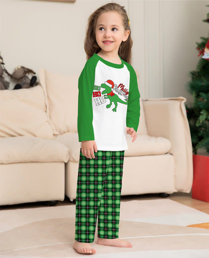 Cartoon Cute Print Parent-child Clothing Loungewear Christmas Pajamas