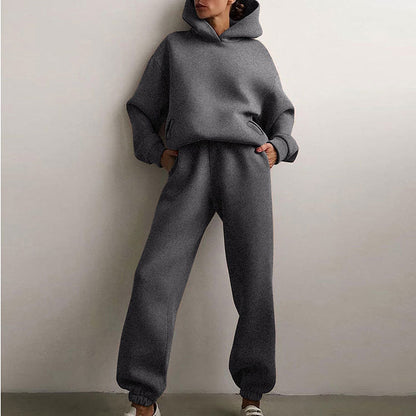 Womens Oversized Hoodie Sweatpants Set Casual Streetwear
