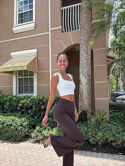 Chic High-Waisted Wide-Leg Pants – Effortless Street Style Trousers