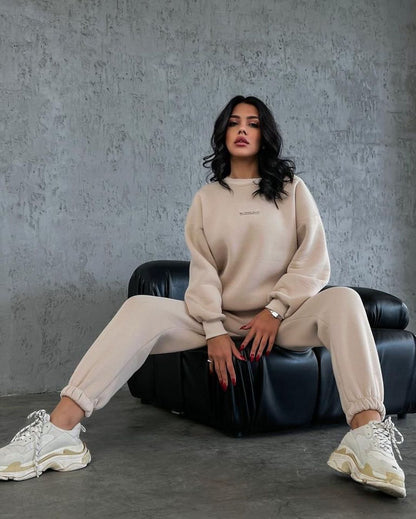 Women's Oversized Sweatshirt Joggers Lounge Matching Set