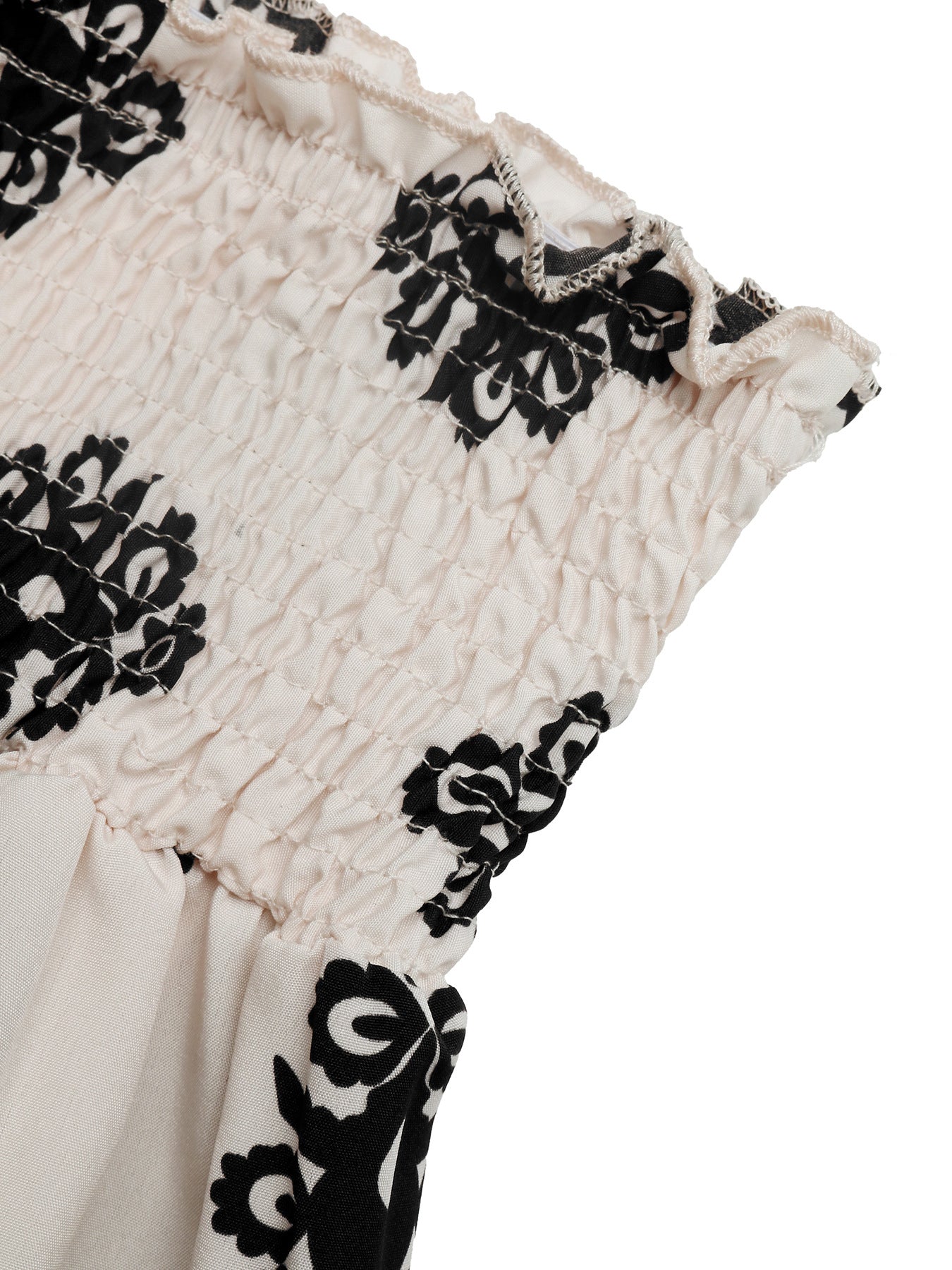 High Waist Smocked Summer Shorts Casual Elastic Waist Pants