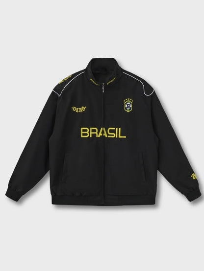 Wholesale Women's Oversized Brazil Soccer Jacket