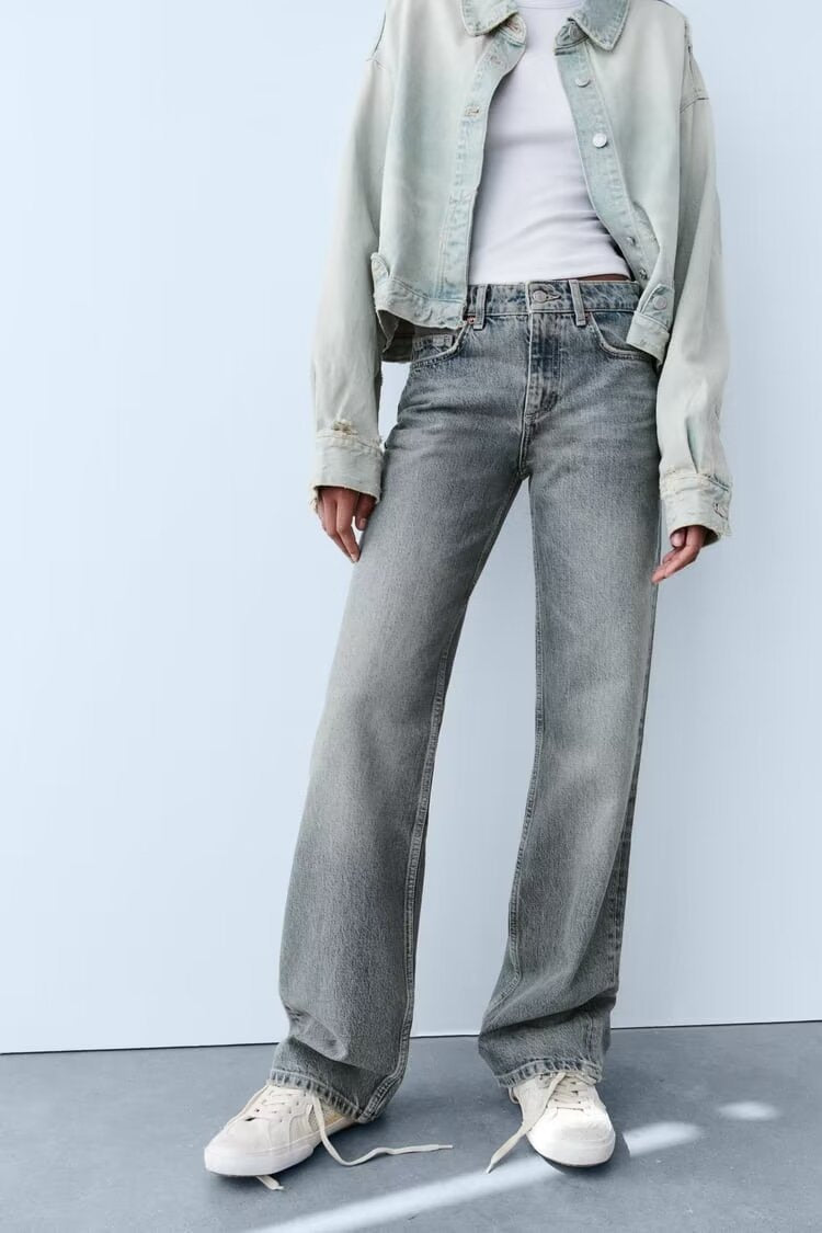 Women's Vintage High Waisted Wide Leg Jeans