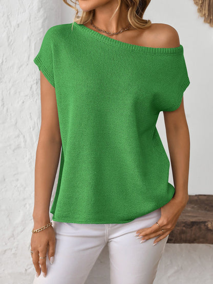 Y2K Summer Knitted Sweater Top Women’s Jumper
