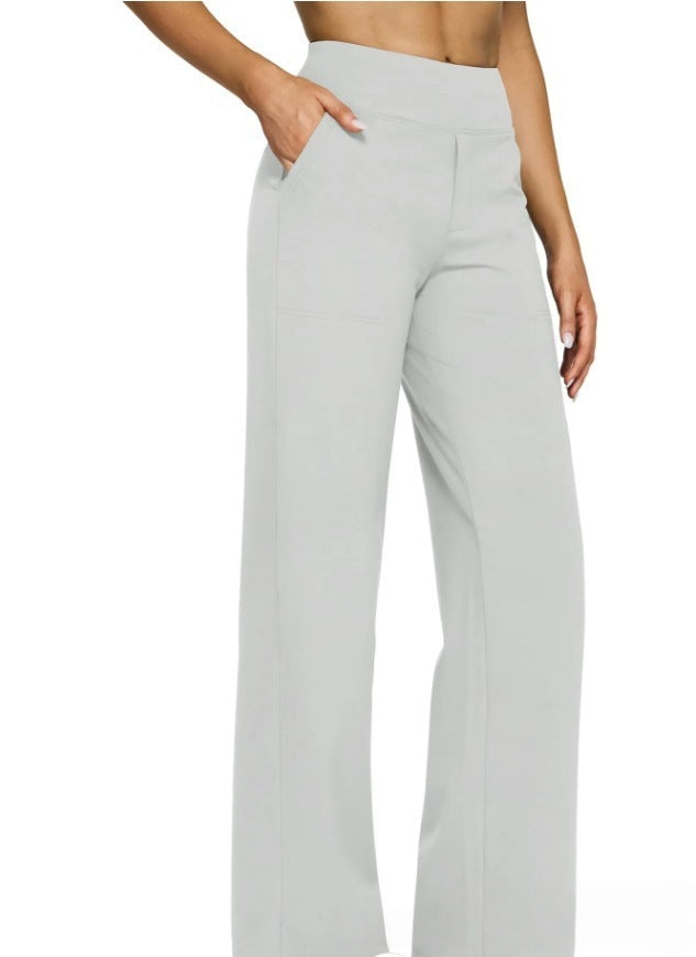 Women's High Waisted Wide Leg Pants with Pockets