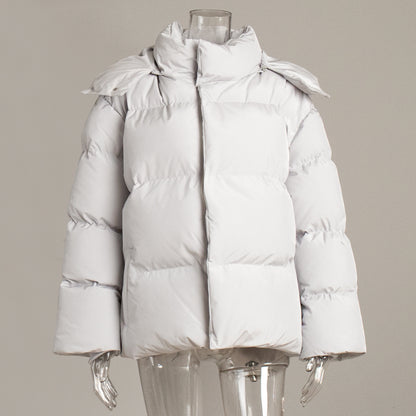 Women's Oversized Hooded Puffer Jacket Winter Coat