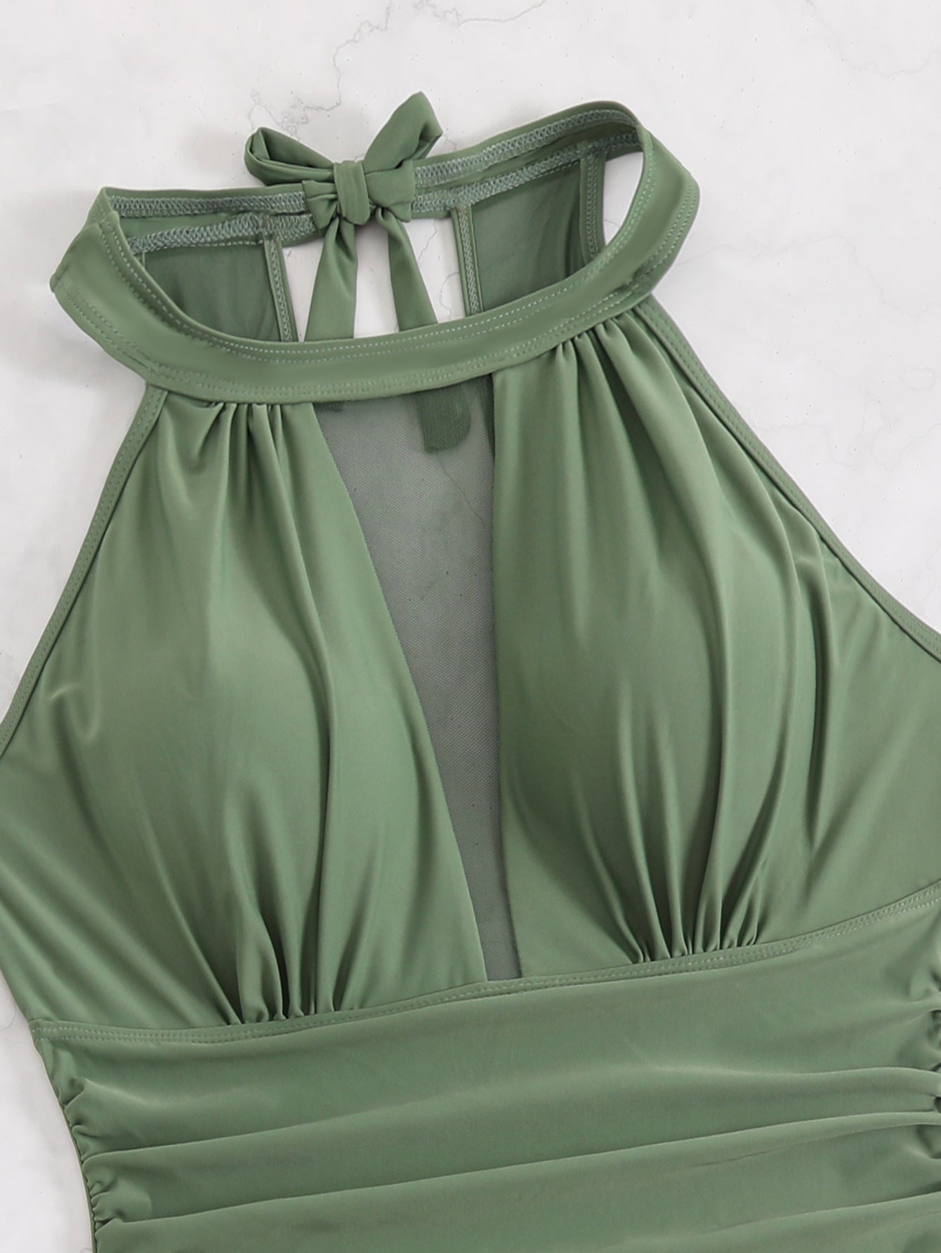 Plus Size Women’s Swimsuit - Stylish, Sexy One-Piece Dress