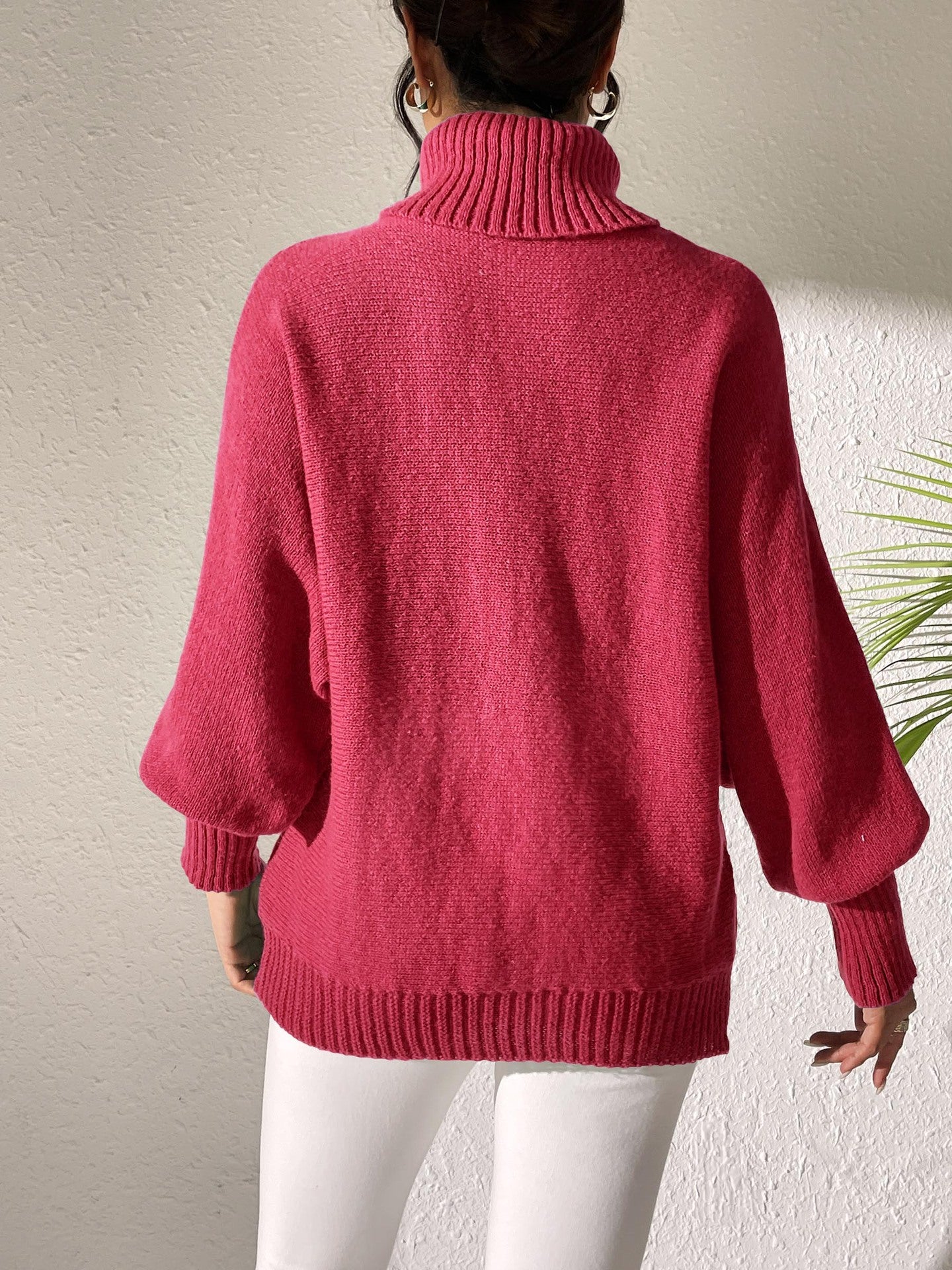 Women's Bottoming Shirt Autumn and Winter Casual Turtleneck Sweater