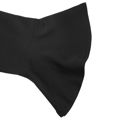 Black Peplum Two Piece Set Off Shoulder Flare Pants