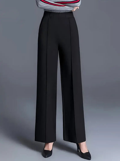 Women's High Waisted Wide Leg Dress Pants with Pockets