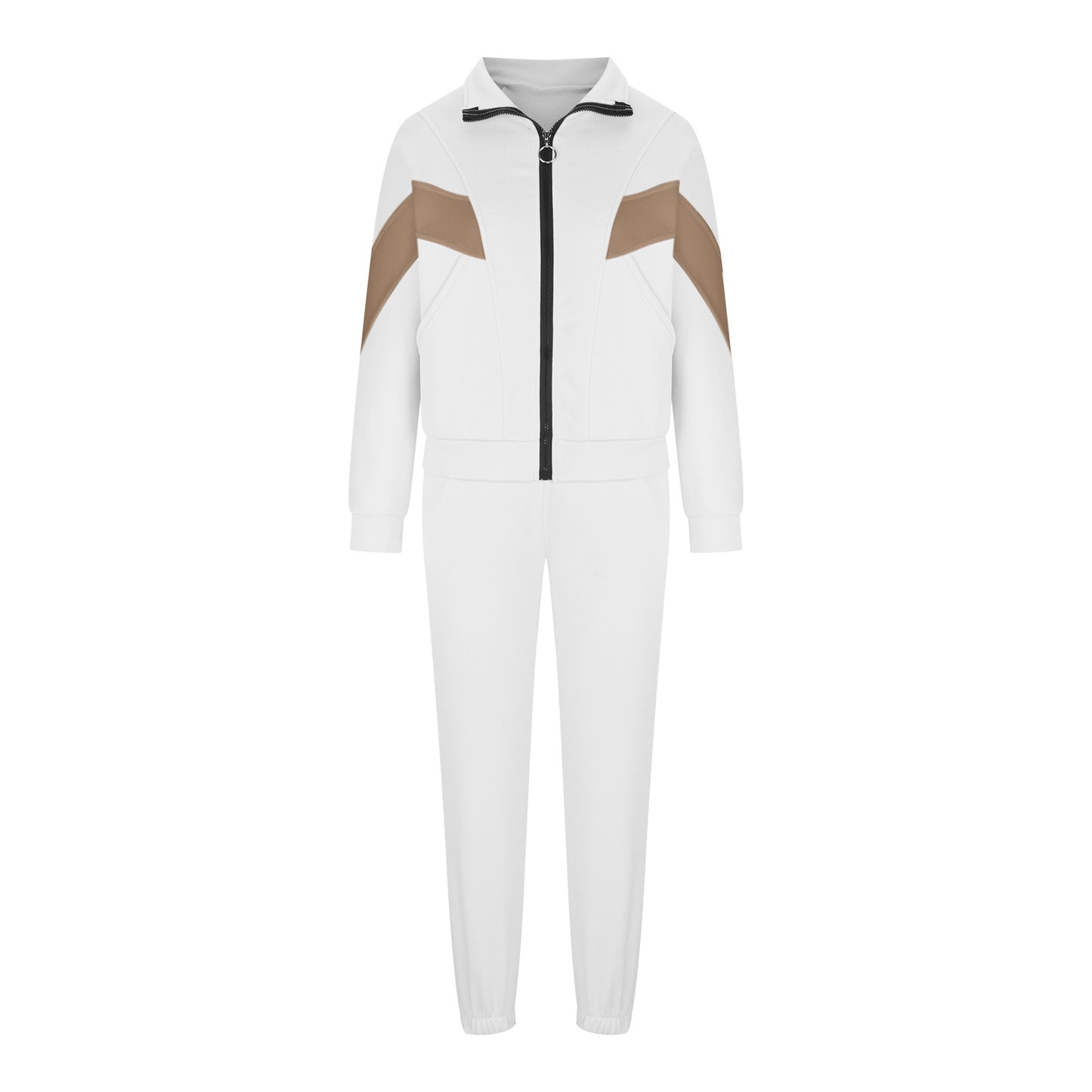 Women's Oversized Color Block 2 Piece Jogger Sweatsuit