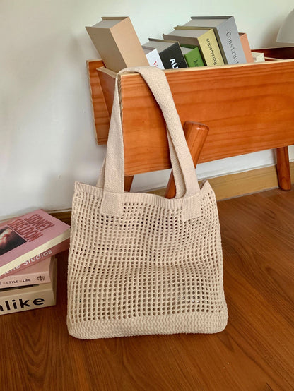 Crochet Handbags Beach Mesh Knit Bags Tote Bags Women's Shoulder Bags