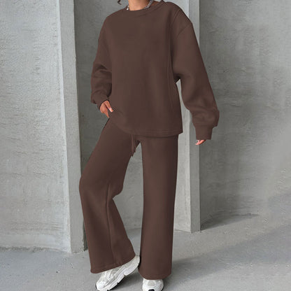 Women's Oversized Sweatshirt Wide Leg Pants Lounge Set