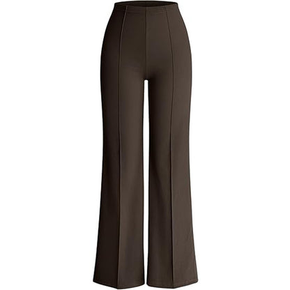 Chic High-Waisted Wide-Leg Pants – Effortless Street Style Trousers