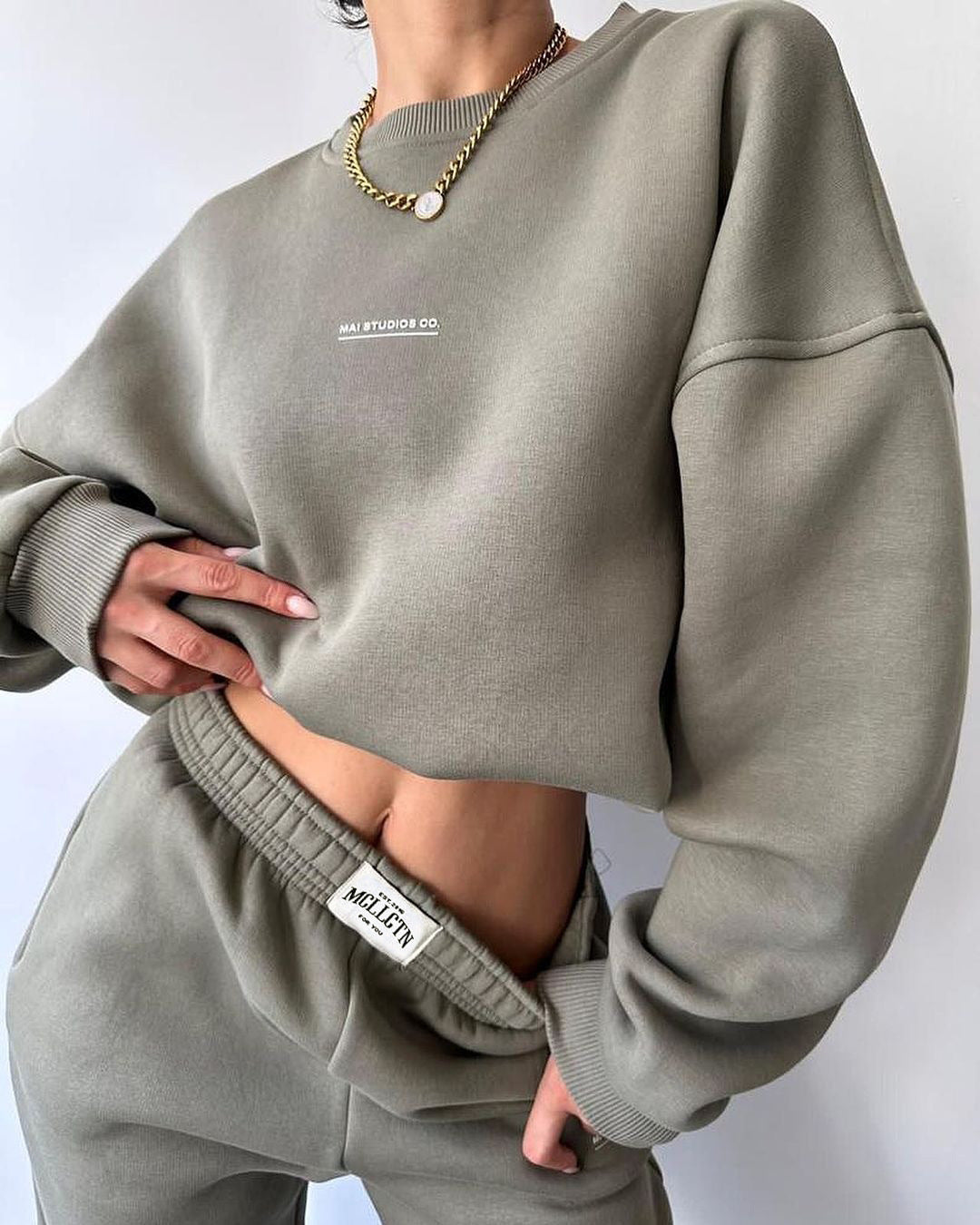 Women's Oversized Sweatshirt Joggers Lounge Matching Set