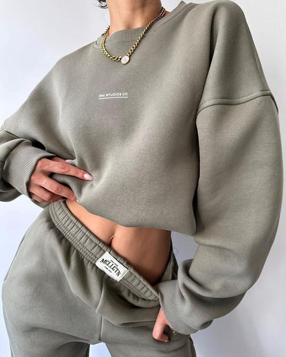 Women's Oversized Sweatshirt Joggers Lounge Matching Set
