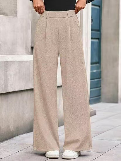 Women High Waist Wide Leg Dress Pants Casual Trousers