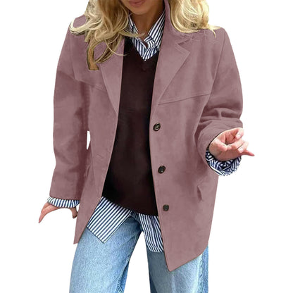 Women's Oversized Vintage Blazer Jacket