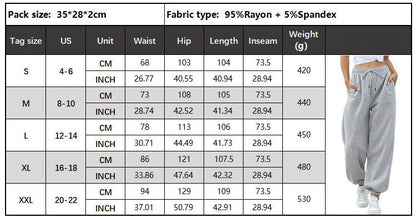 High Waist Loose Fit Sweatpants | Casual Jogger Pants Women