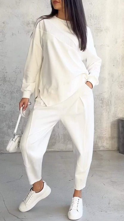 Women's Oversized Sweatshirt & Joggers Matching Set
