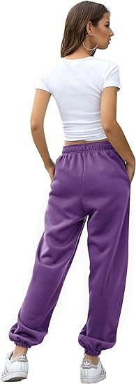 High Waist Loose Fit Sweatpants | Casual Jogger Pants Women