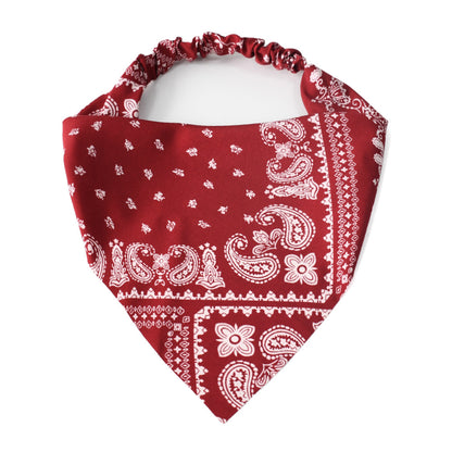 Paisley Triangle Headband Elastic Hair Scarf Wrap Band