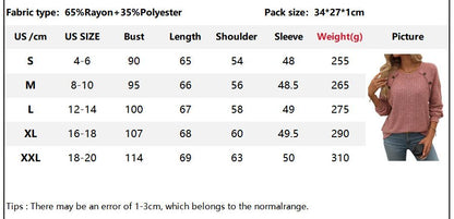 Casual Solid Color Ribbed Knit Button Detail Long Sleeve Top