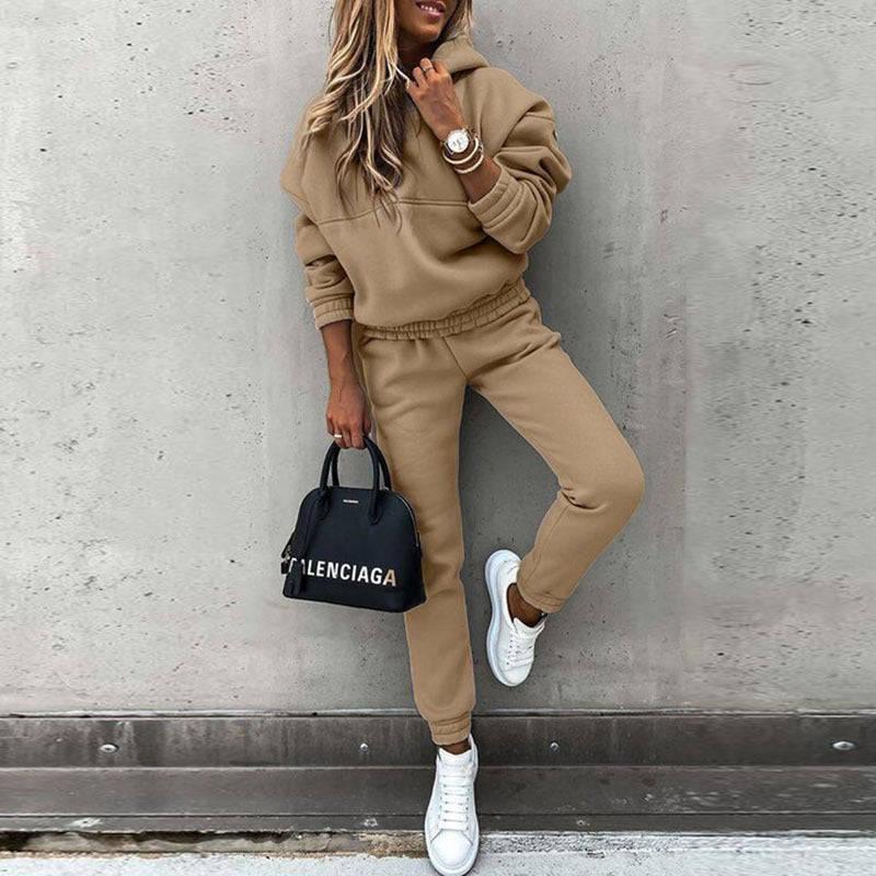 Women's 2 Piece Hoodie Joggers Casual Sweatsuit