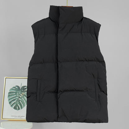 Women's Oversized Puffer Vest Quilted Layering Jacket