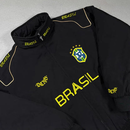 Wholesale Women's Oversized Brazil Soccer Jacket