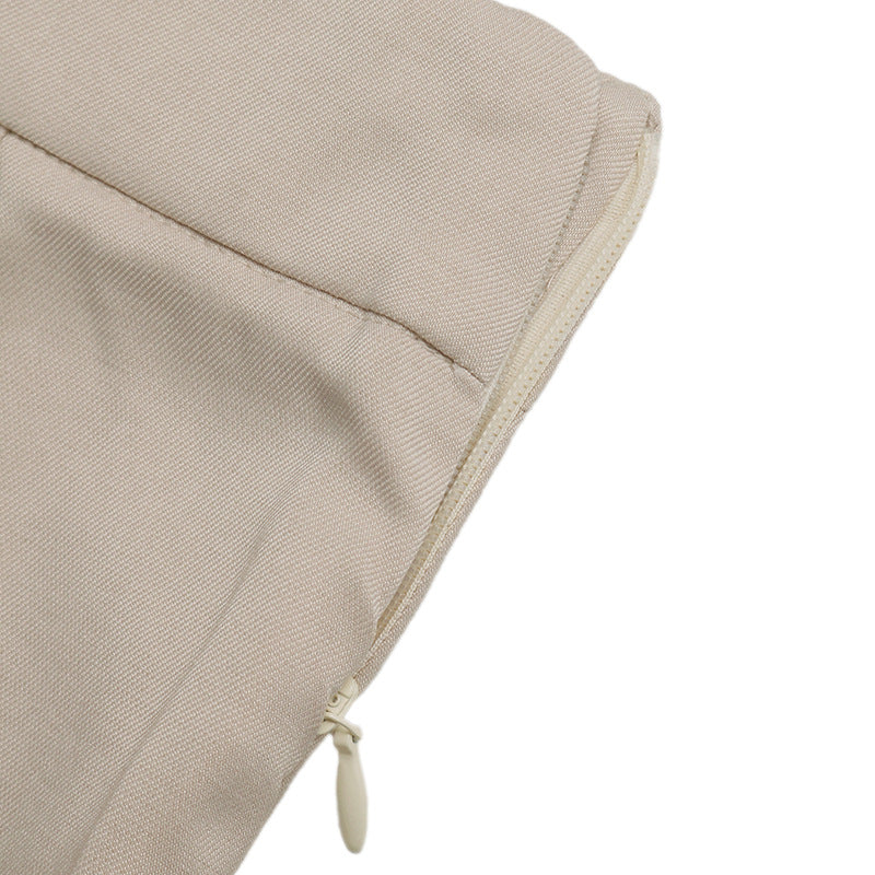 Linen Look Wrap Vest and Wide Leg Shorts Set