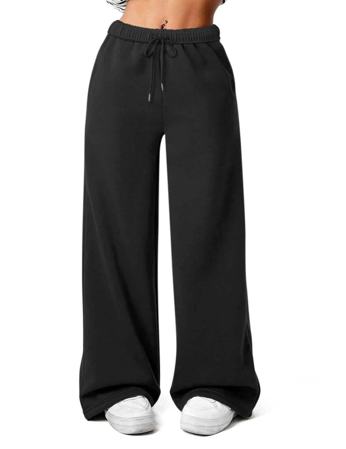 Women's Drawstring Wide Leg Casual Lounge Pants