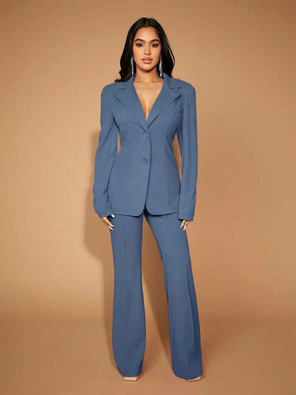 High Waist Straight Leg Pants | Women's Work Trousers