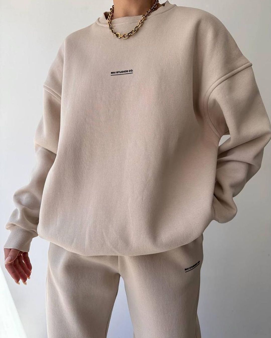 Women's Oversized Sweatshirt Joggers Lounge Matching Set