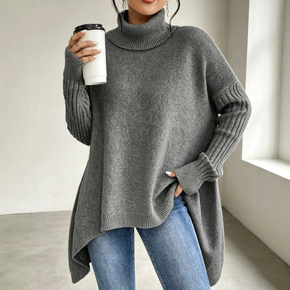 Women's Oversized Chunky Turtleneck Sweater
