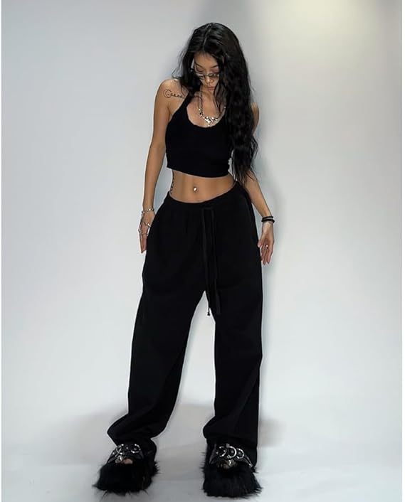 Cozy Wide Leg Sweatpants for Fall Lounge & Streetwear