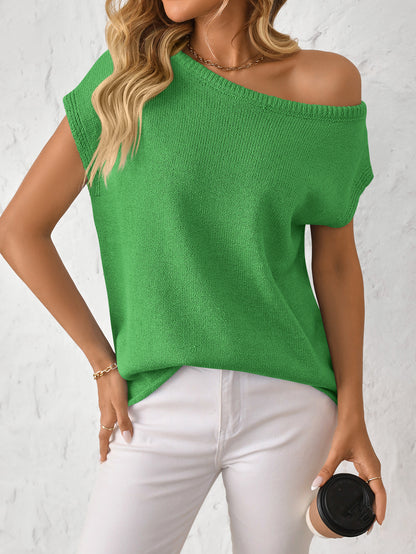 Y2K Summer Knitted Sweater Top Women’s Jumper