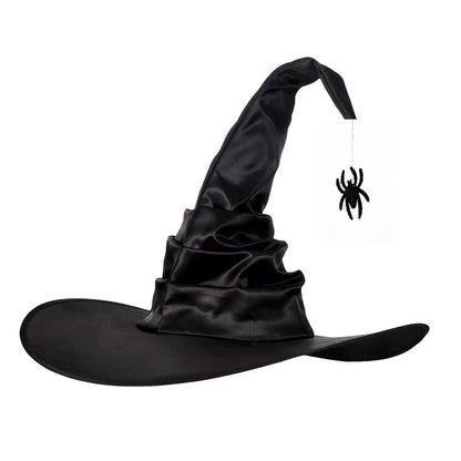Halloween Witch Hat Wide Brim Pointed Costume Party Hat