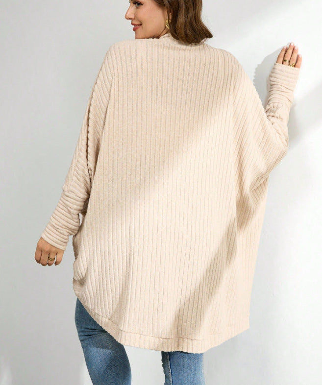 Women's Batwing Sleeve Open Front Knit Cardigan
