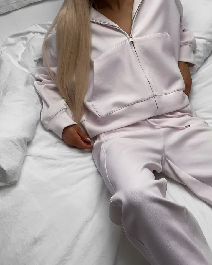 Women's 2 Piece Lounge Set Zip Up Hoodie & Joggers