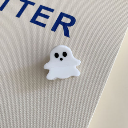 Halloween Ghost Pumpkin Bat Acrylic Mini Claw Clip