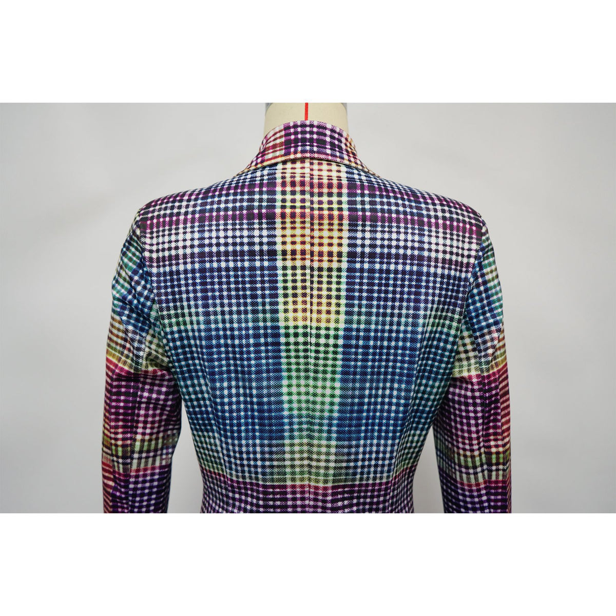 Women Plaid Blazer Pants Set Trendy Two Piece Suit