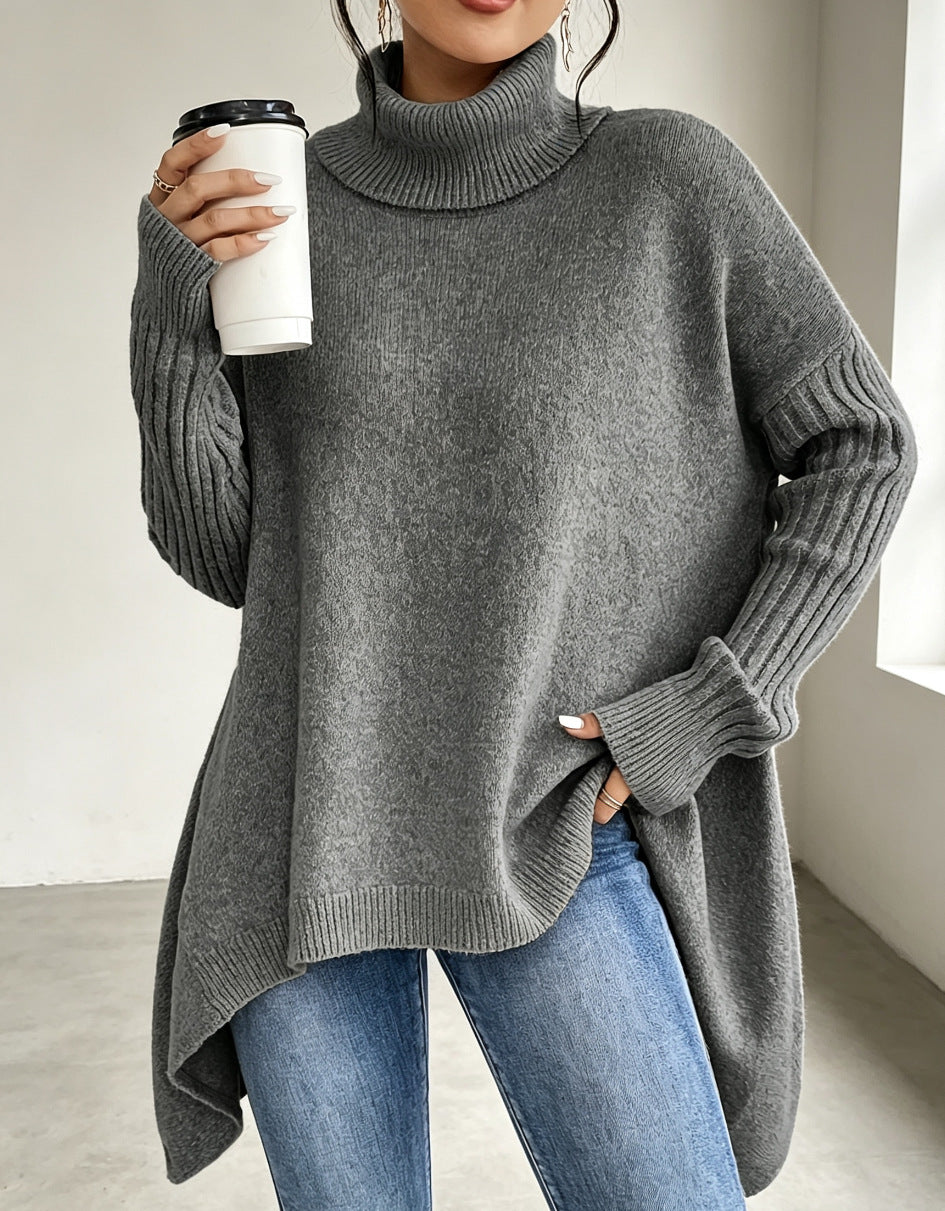 Women's Oversized Chunky Turtleneck Sweater