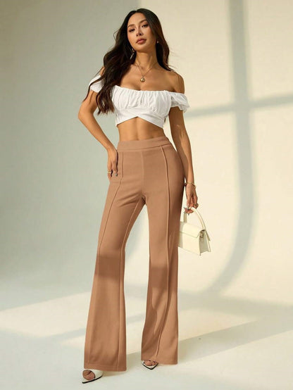 High Waist Wide Leg Business Casual Dress Pants