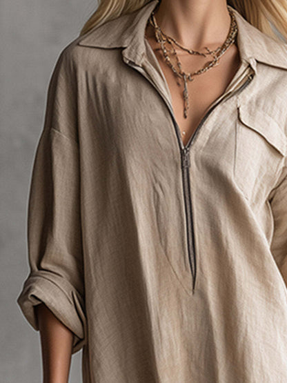Women's Western Fringe Shirt Dress Asymmetrical Midi Boho