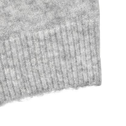 Women's Oversized Crew Neck Button Knit Cardigan
