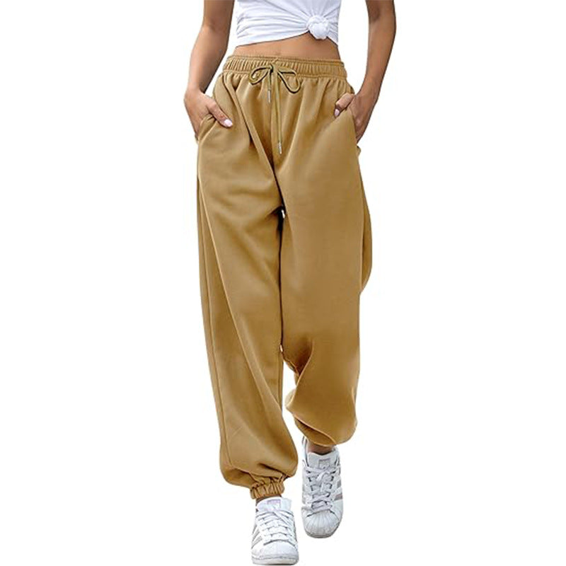 High Waist Loose Fit Sweatpants | Casual Jogger Pants Women